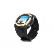 Watch Cell Phone Mobile Touch Screen Mp3 Mp4 Fm Radio (Black/Gold)