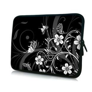 Dark Blossom Neoprene Laptop Sleeve Case for 10-15" iPad MacBook Dell HP Acer Samsung 