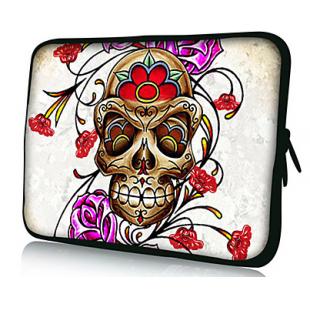 Skull Rose Neoprene Laptop Sleeve Case for 10-15" iPad MacBook Dell HP Acer Samsung