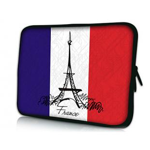 Hand Drawing France Neoprene Laptop Sleeve Case for 10-15" iPad MacBook Dell HP Acer Samsung