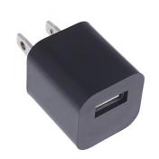 Ultra-Mini 1000mA USB Power Adapter/Charger-Black (100~240V AC)