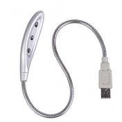 3 LED USB SNAKE LIGHT LAMP FOR NOTEBOOK PC LAPTOP 