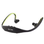 Wireless Sport Mp3 Music Player Headphone Support TF Card FM Radio (Assorted Color)