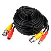 CCTV Cable, Video Power Cable, RG59 Coaxial Cable, Length: 10m