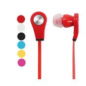 Flat Cable Style Stereo In-Ear Earphones (Assorted Colors)