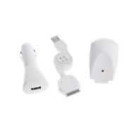 2-in-1 Universal USB/AC/Car Adapter Charger for All iPod/iPhone 2G/3G