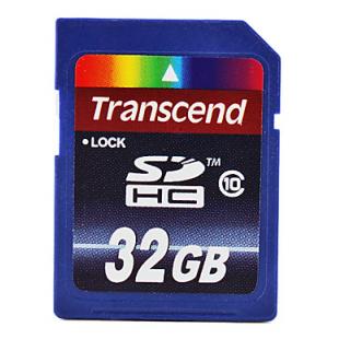 32GB Transcend Class 10 SD SDHC Flash Memory Card