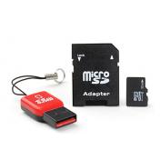 Class 10 32GB MicroSDHC TF Memory Card with USB Card Reader and SDHC SD Adapter