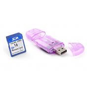 16GB SD Elite Pro Memory Card with USB SD Card Reader