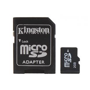 2GB Micro SD/TF Memory Card and SD Adapter