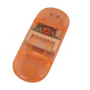 Sundike USB 2.0 SDHC SD/MMC Card Reader (Orange)