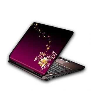 Cool Flower Style Laptop Protective Skin Sticker 