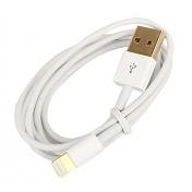 Gold Plated 8 Pin USB Charge and Sync Cable for iPhone 5/5S, iPad Mini, iPad 4, iPods (White, 100cm) 