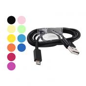 USB Male to Micro USB Male Cable for Samsung Galaxy S4/S3/S2 and HTC/ZTE/Nokia/Sony (Assorted Colors) 