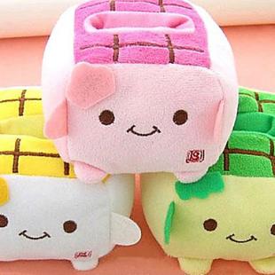 Kawaii Hannari Tofu Cell Plush Phone Holder Christmas Gift (CEG1058)