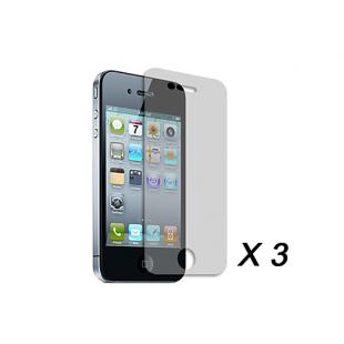 Clear Screen Protector Film for Apple iPhone 4 (3 pcs)