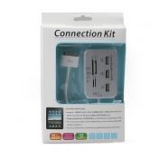 3*High-Speed USB Hub + Camera Connection Kit + SD/MMC/MS Card Reader Combo Kit for iPad, iPad 2 and The new iPad