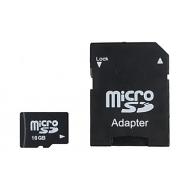 Brand New 16GB Micro SDHC Memory Card with SD Adapter 